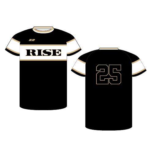 Rise Crew Neck Jersey - Black