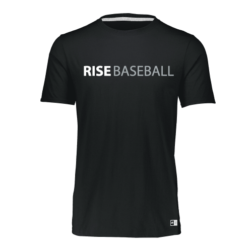Rise Mens SS Cotton Tee - Black