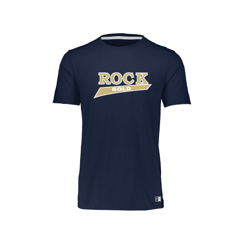 Rock Gold National Mens SS Cotton Tee - Navy
