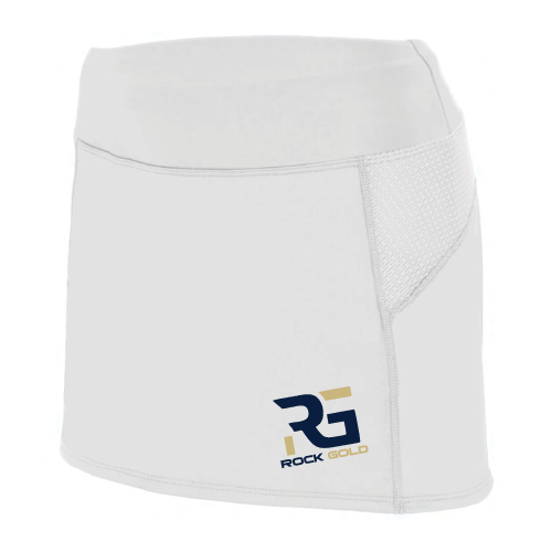 Rock Gold Softball Womens Skort - White