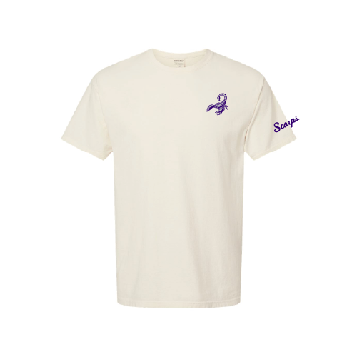 Scorps Mens SS Cotton Tee - White