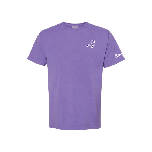 Scorps Mens SS Cotton Tee - Purple
