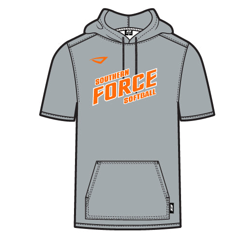 Southern Force Mens SS Stealth Hoodie - Grey