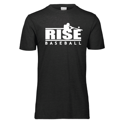Rise Mens SS Tri Blend - Hitter Logo - Black