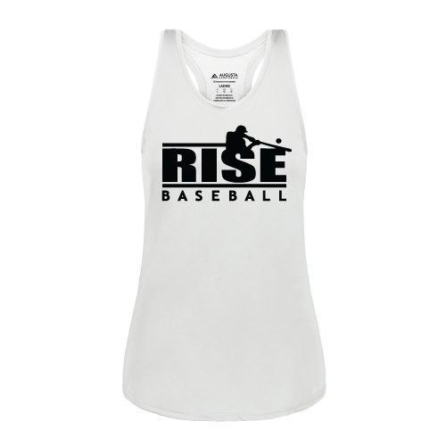 Rise Womens Tank - Hitter Logo - White