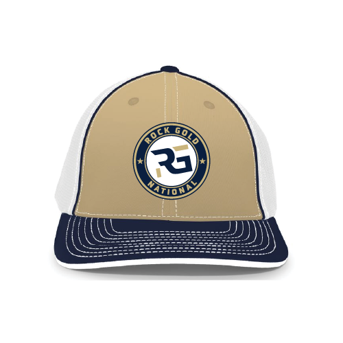 Rock Gold National Trucker Hat - Gold/Navy/White