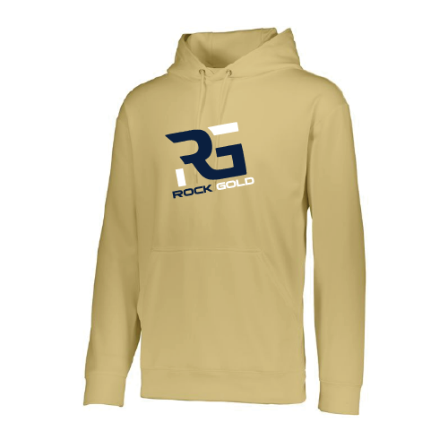 Rock Gold Softball Mens LS Hoodie - Gold