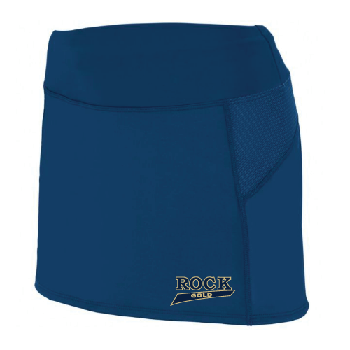 Rock Gold Softball Womens Skort - Navy
