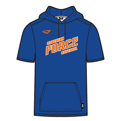 Southern Force Mens SS Stealth Hoodie - Royal
